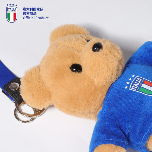 【官方正版】意大利国家队| 蓝球衣小熊挂件欧洲杯款助威毛绒熊公仔 商品图4
