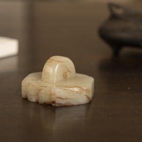 清 玉雕六角印章