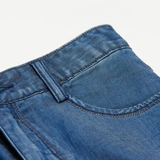 【第2件半价！尾货清仓不退换】波顿女式弹力紧身中裤牛仔裤LF508214 商品图2