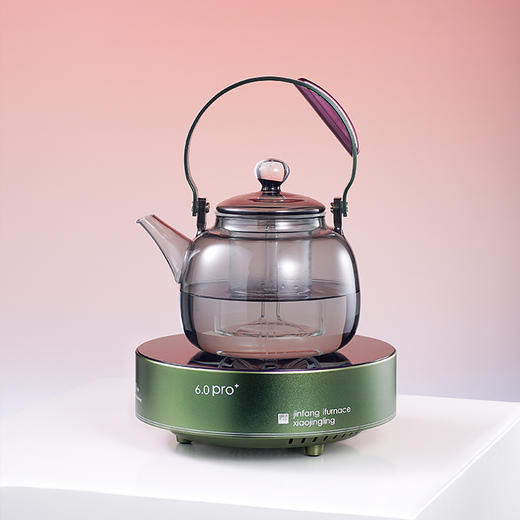 晋芳小芳精灵电陶炉煮茶围炉茶炉家用智能烧水炉1500瓦多功能大功率静音电热炉煮茶器 商品图0