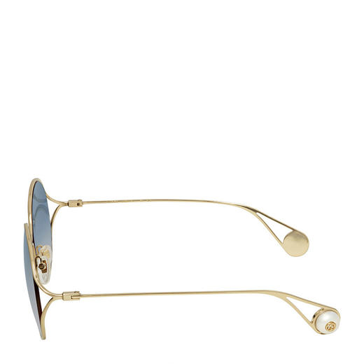 GUCCI 古驰 女士蓝色渐变圆形太阳镜 商品图2