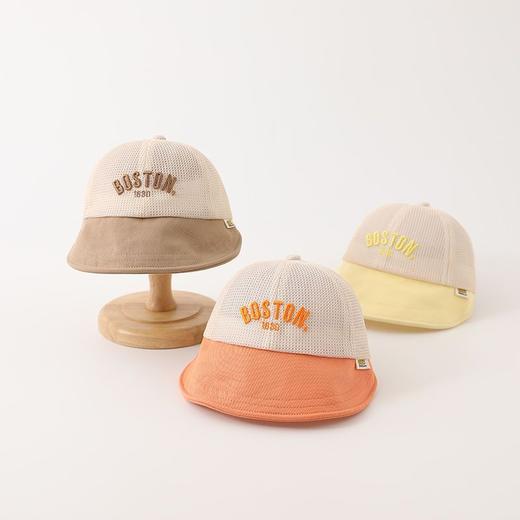 宝宝防晒遮阳帽儿童帽子夏季网眼大帽檐鸭舌帽遮阳帽出游防晒帽潮聚 商品图5