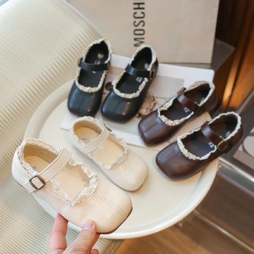 【新款韩版皮鞋，时尚单鞋爆款】2024春秋新款女童皮鞋 韩版软底软面 时尚单鞋 网红爆款 小中童跳舞鞋-QQ 商品图2