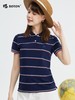 波顿美式彩虹条纹休闲短袖polo衫女夏季纯棉运动百搭t恤上衣LT215220 商品缩略图1