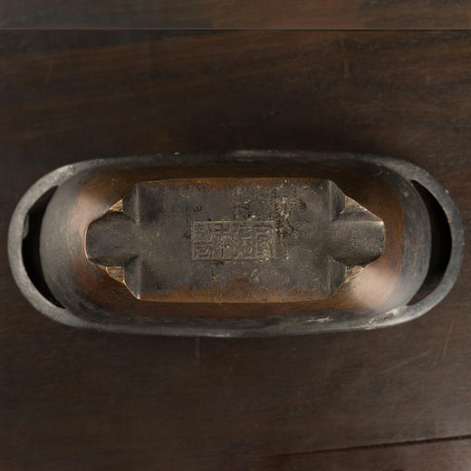 清 铜元宝形香炉 商品图3