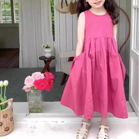 裁缝学苑QZ42 亲子装母女装无袖背心裙连衣裙纸样 女装裙子打板