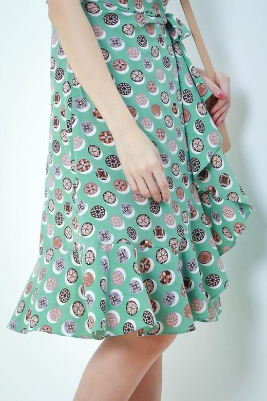 L.Fleuri 腰部系带连衣裙 12742 商品图3