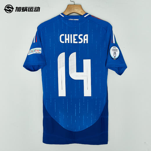 【连印号臂章】SFS阿迪达斯Adidas 2024欧洲杯意大利主场球员版球衣足球服IN0658 商品图1