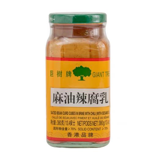 巨树牌红油辣腐乳380g 商品图0
