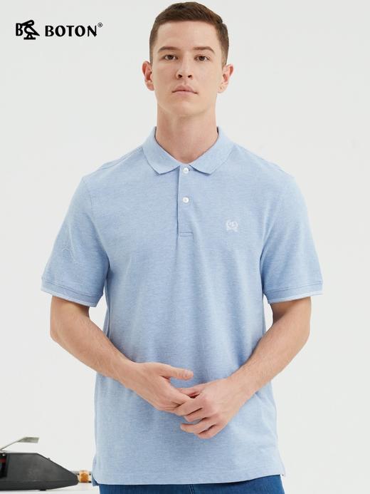 波顿保罗polo衫男短袖纯色高端美式休闲翻领t恤夏季上衣潮牌百搭MT898222 商品图3