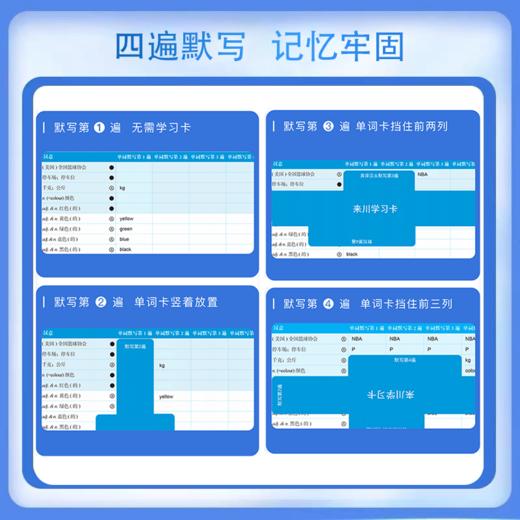来川初中英语单词默写本（多版本可选）同步教材 商品图2