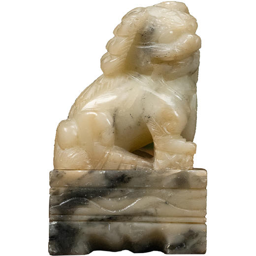 清 石雕狮子摆件 商品图5