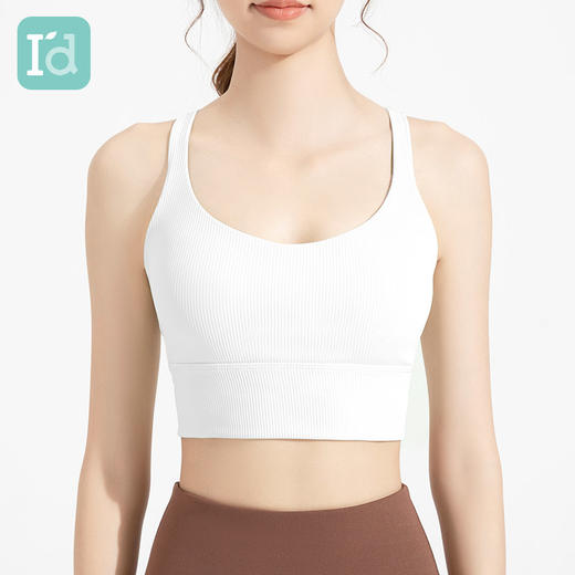 爱帝女式瑜伽背心自带胸垫免穿BRA运动上衣 商品图7