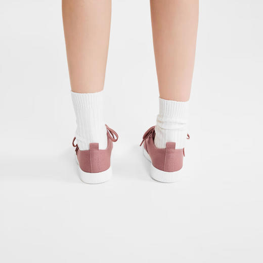 艾高 矮帮帆布休闲鞋女  NB694-F 雾玫瑰色.【鞋底有膜，试穿小心】 商品图2