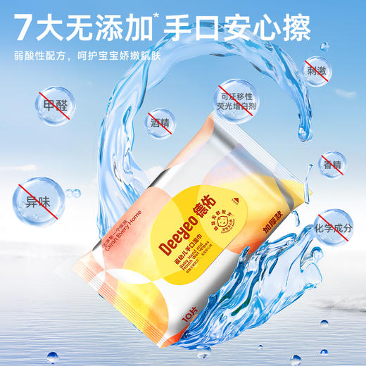 【GX】德佑新生儿手口湿巾小包升级款随身装10抽*/30包/60包 商品图3