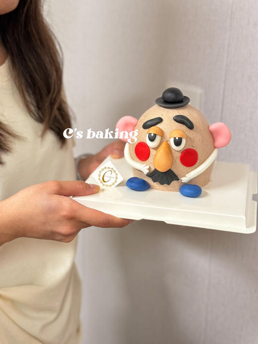 （异形4寸）玩具总动员立体薯蛋头先生/土豆先生 忌廉蛋糕【半翻糖蛋糕需提前2天预订】（默认自提，收费配送请联系客服） 商品图1