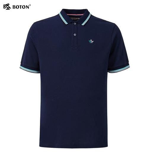 波顿男士高端保罗polo衫短袖夏季纯棉针织t恤商务休闲透气上衣MT893222 商品图4
