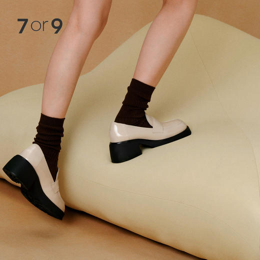 【促销款】7or9小床垫系列厚底乐福鞋-豆乳米糕 商品图3