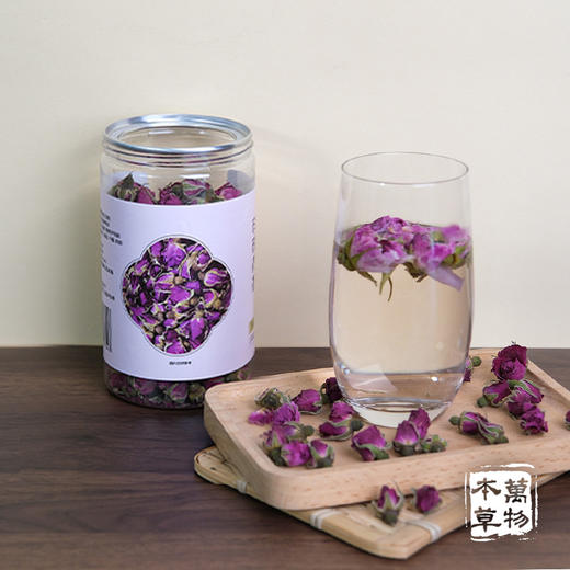 万物本草 重瓣平阴玫瑰花蕾 精选头茬 金黄花芯  真空低温干燥 不熏硫 商品图4