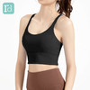 爱帝女式瑜伽背心自带胸垫免穿BRA运动上衣 商品缩略图6