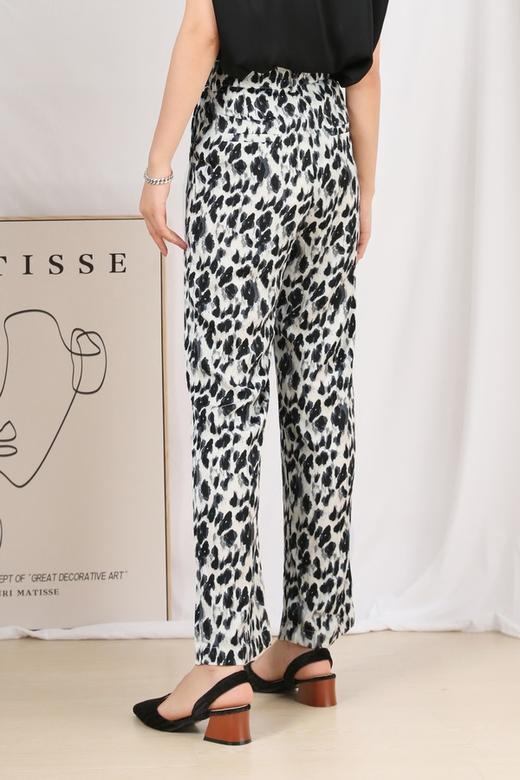 Kai & Kiera 时尚洋气高腰垂感豹纹裤 13156 商品图2