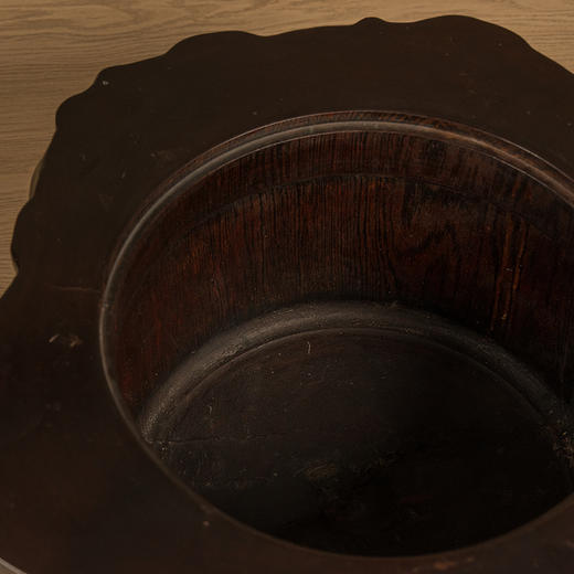 二十世纪 鸡翅木雕树瘤大画缸 商品图3