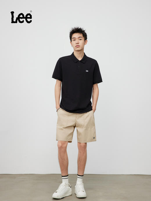 Lee商场同款轻薄卡其色工装男短裤布裤LMB200903100328AMS000 商品图2