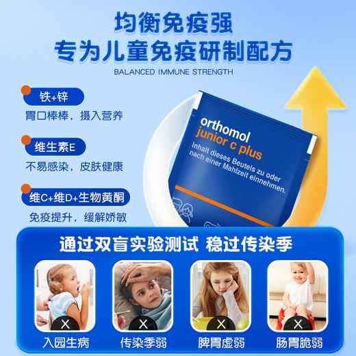 德国奥适宝儿童维生素复合叶黄素VC抵抗力宝宝营养VD钙铁锌免疫力 商品图2