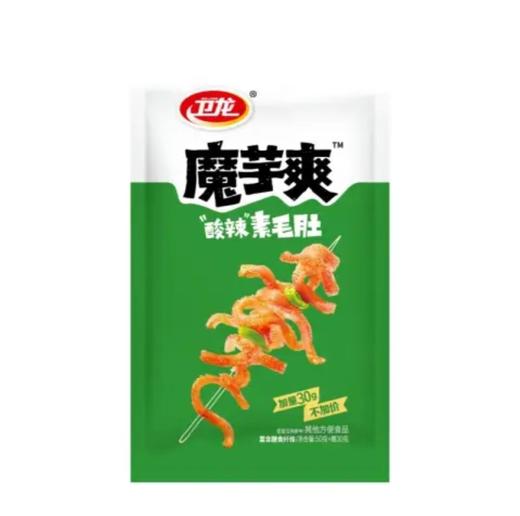 卫龙魔芋爽酸辣泡椒素毛肚80g 商品图0