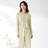 爱帝法式小香风云感柔软花纱针织长袖家居服套装 商品缩略图2