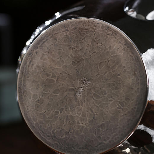 鹤鼎堂闻天系列日月汤沸錾刻牛转新月（银色）（缺货） 商品图4