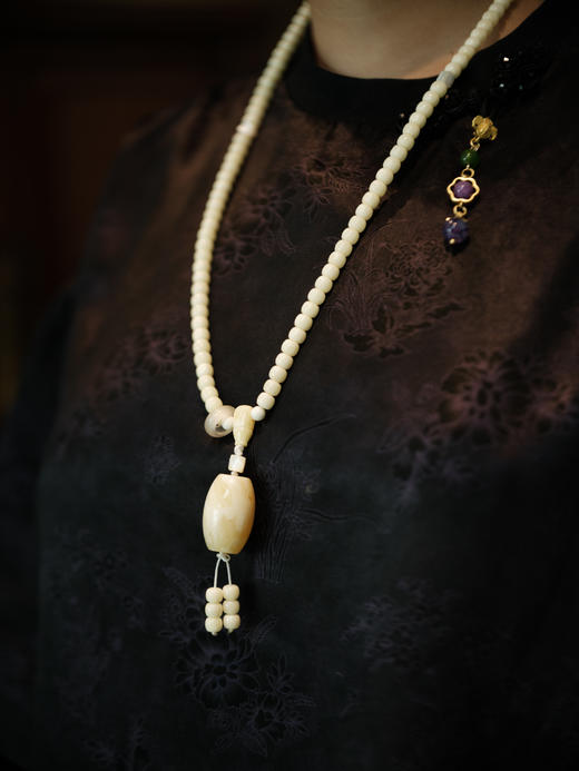 C8白蜡吊坠珠型0.7cm【器悟雅玩】 商品图2