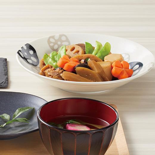 日本制超轻量餐具 缤纷 双色莲藕  小碟/小盘/深盘/超大盘/小碗/大碗/汤杯 商品图3