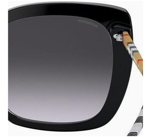 BURBERRY 黑色女士方形太阳镜 商品图5