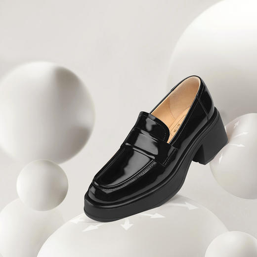 【促销款】7or9小床垫系列厚底乐福鞋-可可米糕 商品图3