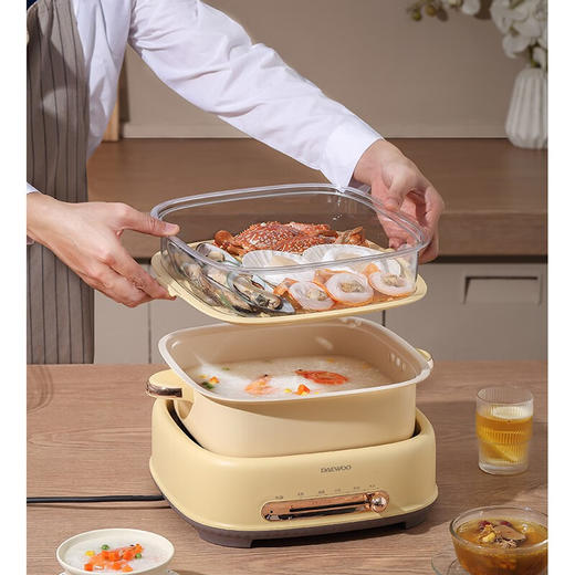 韩国大宇 多功能蒸煮烤锅DYZG-5030 商品图1