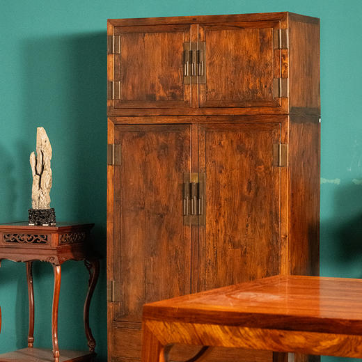 清早期 黄花梨顶箱柜 商品图1