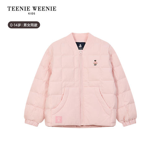TeenieWeenie Kids小熊童装冬季男女童宝纯色刺绣羽绒服TKJD248C72H 商品图5