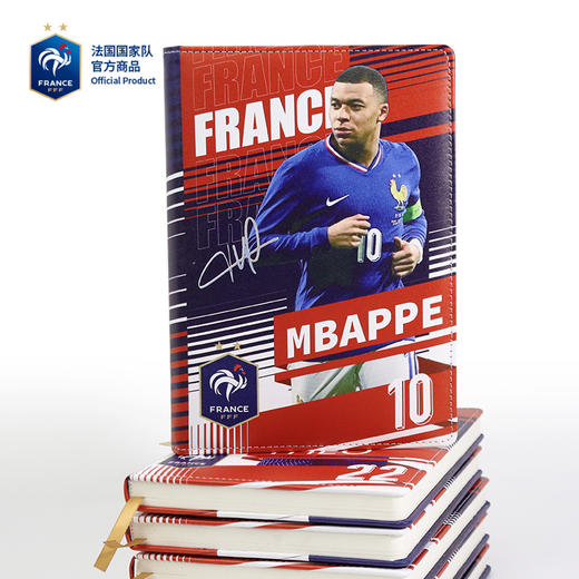 【官方正版】法国国家队|球员笔记本肖像记事本欧洲杯款姆巴佩周边 商品图3