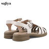 Safiya/索菲娅2025 夏新款休闲镂空复古平底罗马凉鞋 SF42115085/SFD2115085 商品缩略图3