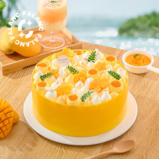 椰岛·巴伐露芒果西米生日蛋糕 | FALANC CAKE 商品图5