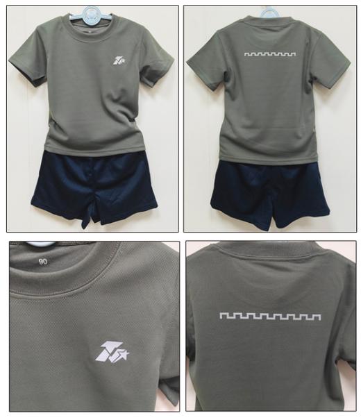 【亲子装儿童短袖短裤体能套装反光条版本】新款反光条版儿童亲子装男女同款体能套装d 商品图1