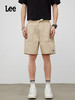Lee商场同款轻薄卡其色工装男短裤布裤LMB200903100328AMS000 商品缩略图0