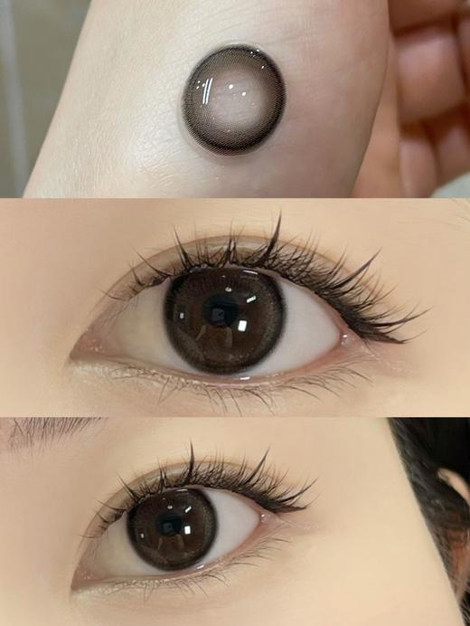 woolilens沃莉丝半年抛美瞳 赫本黛黑 14.2mm 商品图0