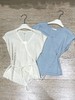 【门店同款】ENJOY夏季V领无袖收腰小衫 158150279 商品缩略图0