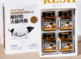 熊猫猪猪火腿肉酱100g*4
