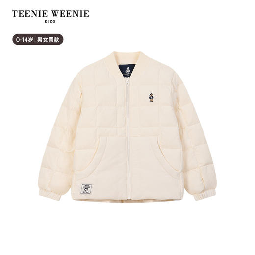 TeenieWeenie Kids小熊童装冬季男女童宝纯色刺绣羽绒服TKJD248C72H 商品图7