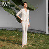 IWY/气质白色新中式西装套裤女夏季薄款高端商务白领职业装美容院正装C14240+P34240 商品缩略图3