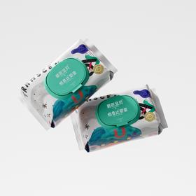 80抽*1包，碧芭宝贝&格鲁比联名婴儿手口湿巾-格粉节专享积分兑换（送30元券）