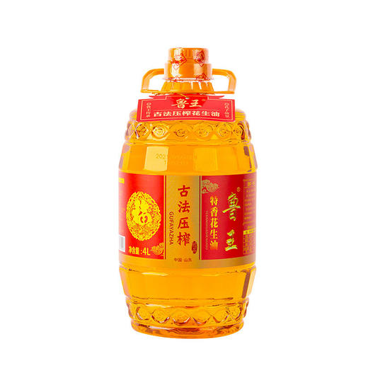 鲁王古法压榨特香花生油4L 商品图0